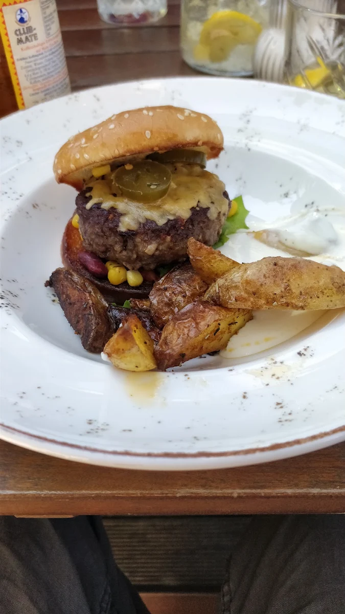 Tex-Mex Burger Mit Wedges