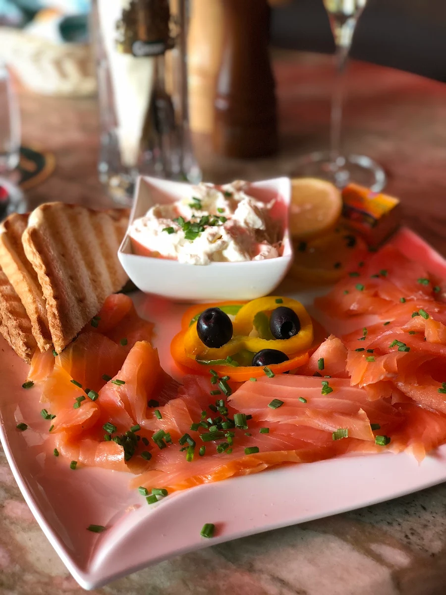 Lachsfrühstück Salmon