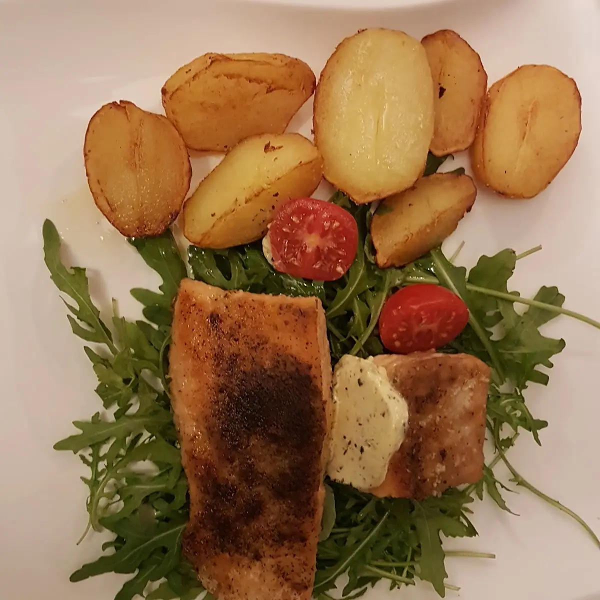 Gegrillter Lachs