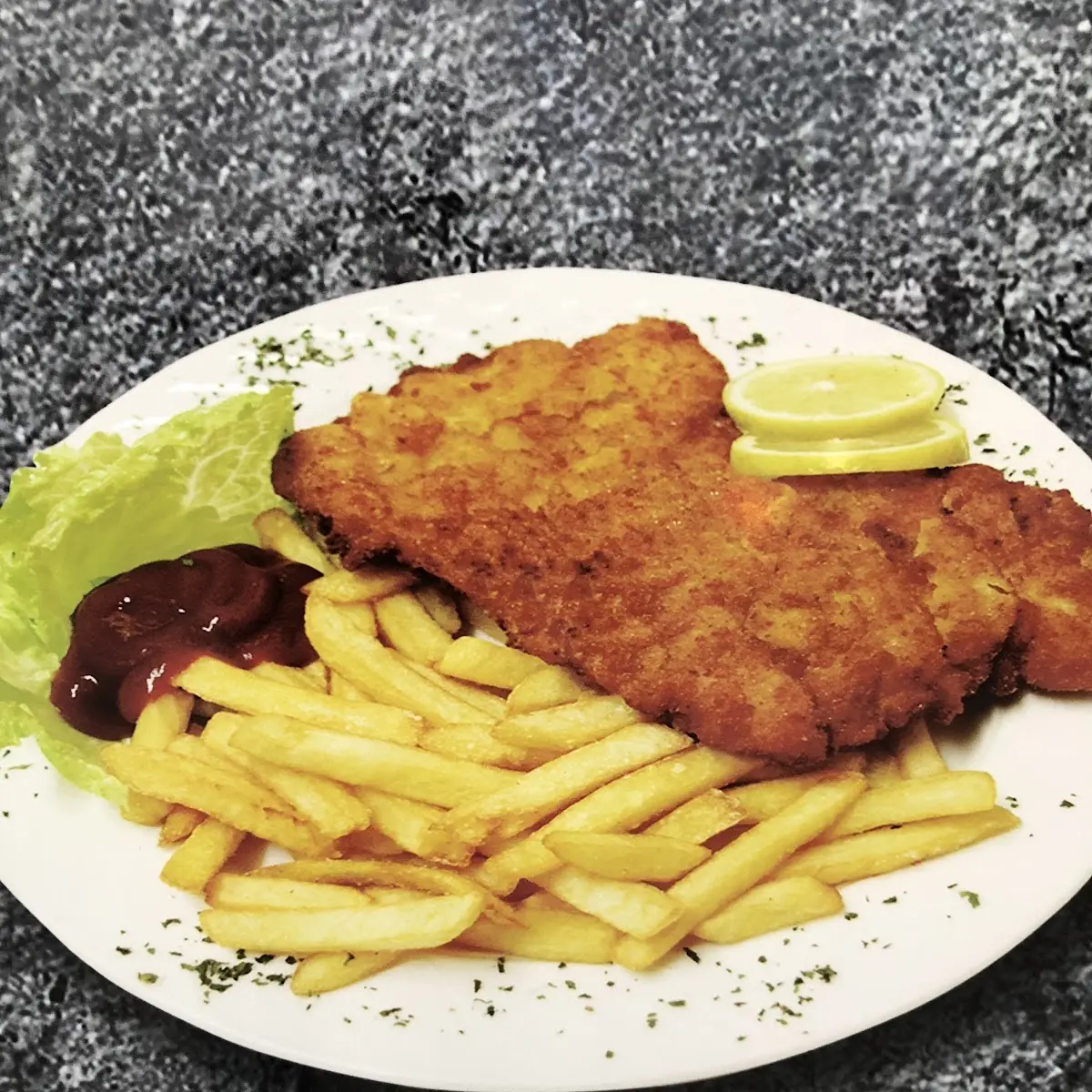 Schnitzel Teller