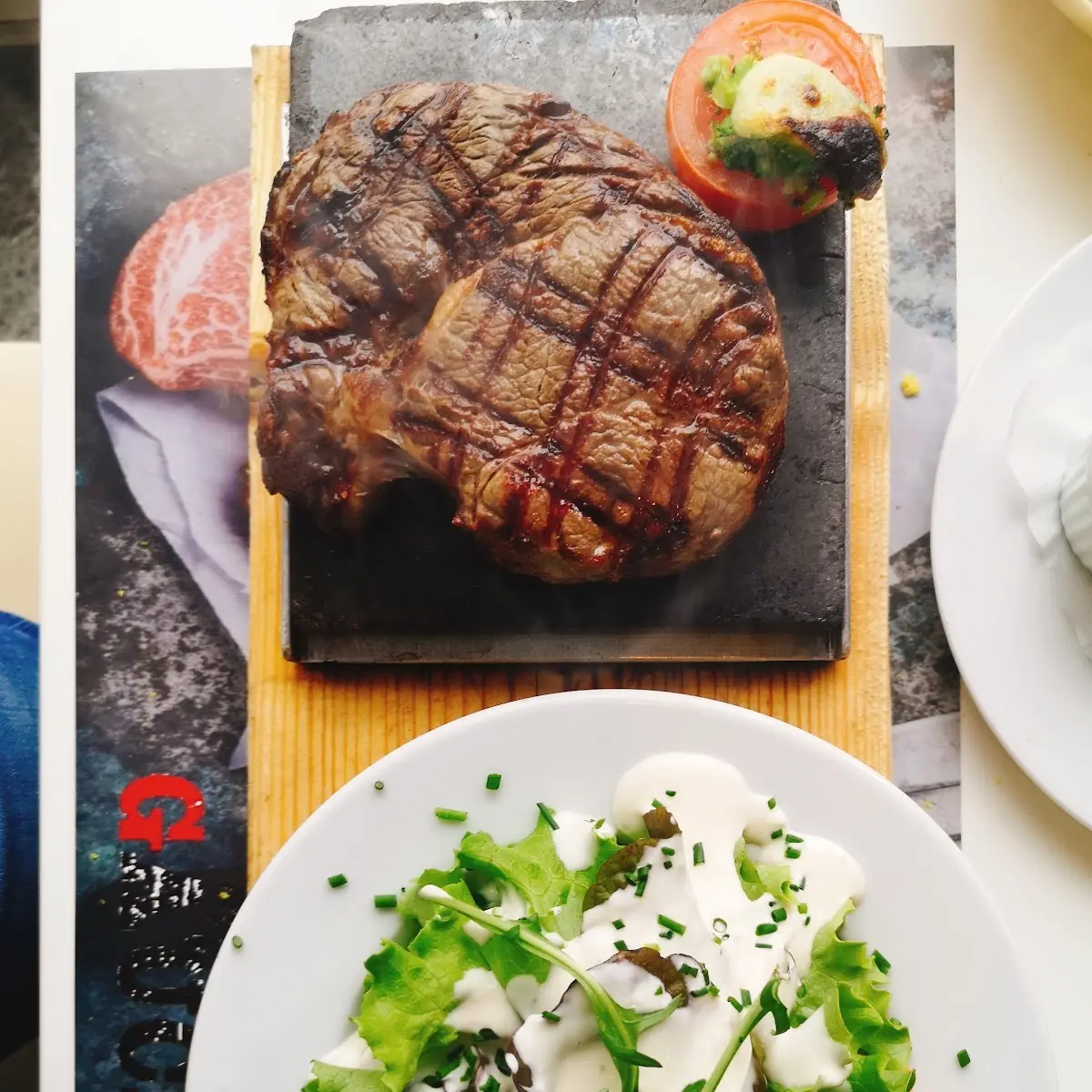 Entrecote Mit Salat