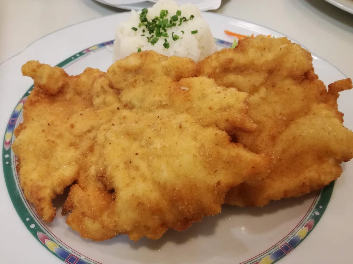 Hühnerschnitzel Mit Reis