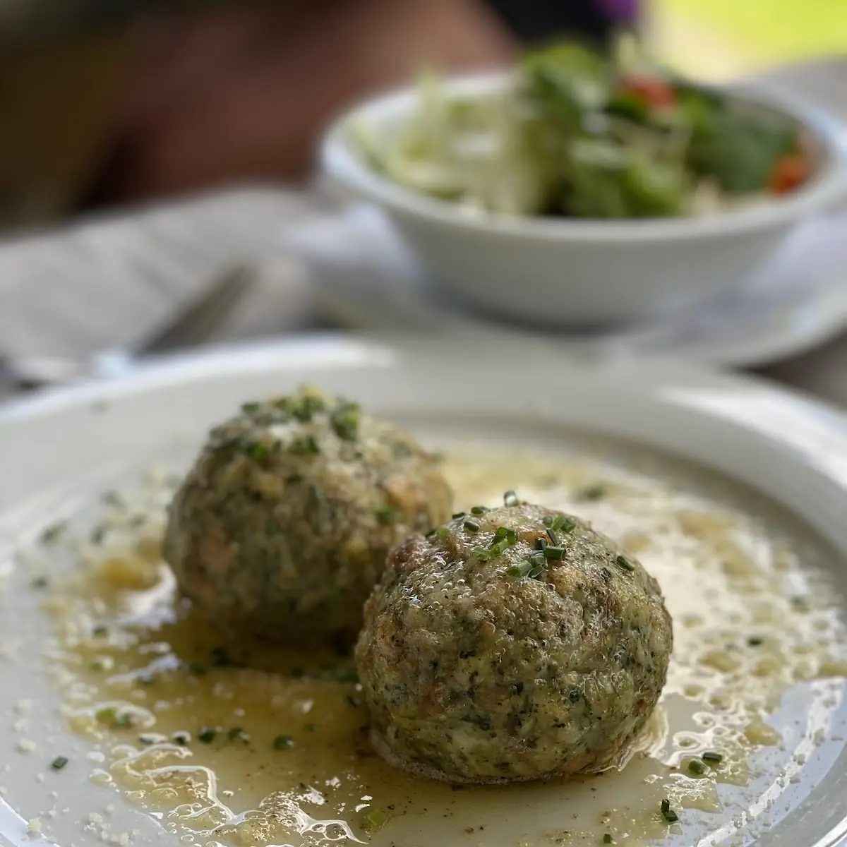 Spinatknödel Mit Brauner Butter