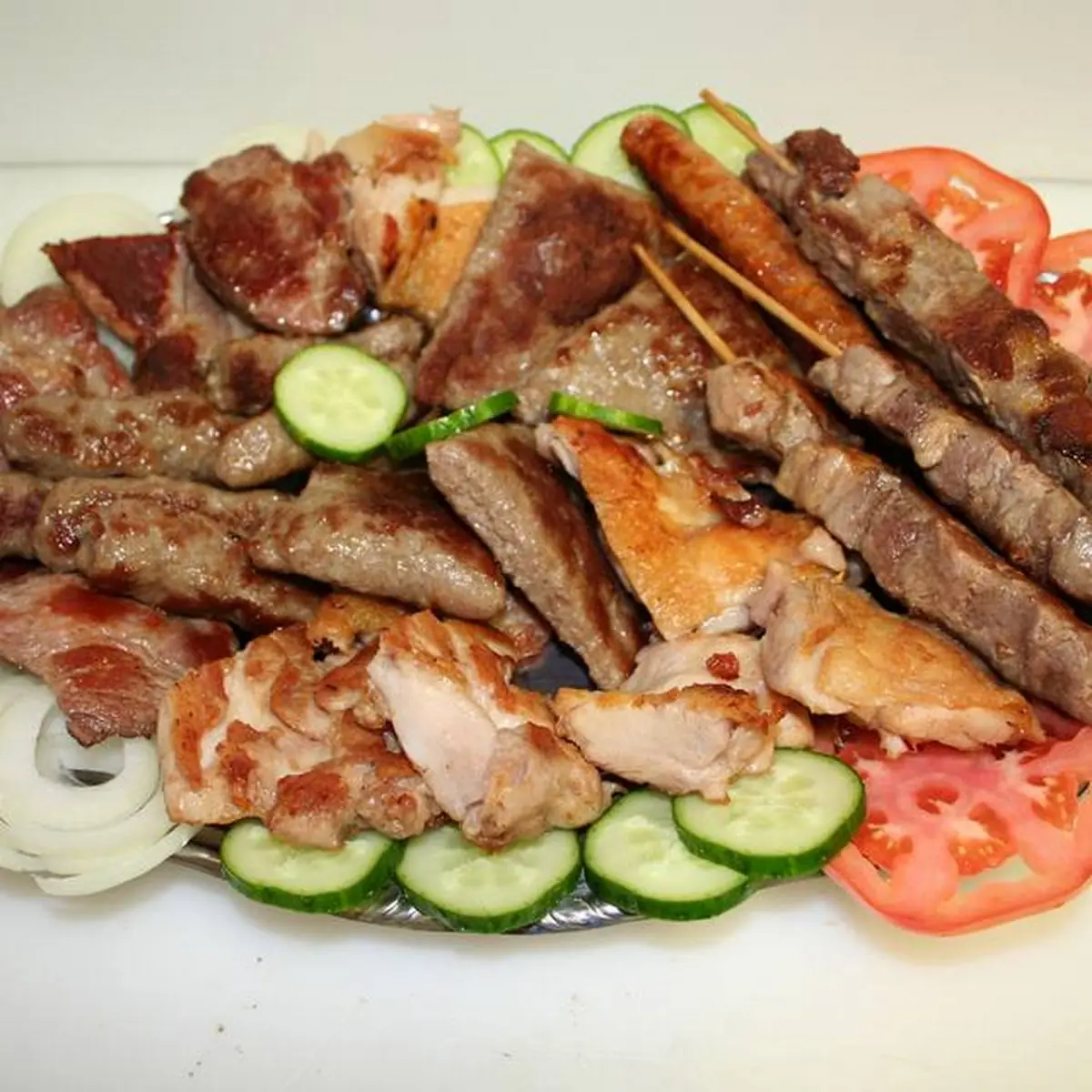 Grillplatte Nach Art Des Hauses