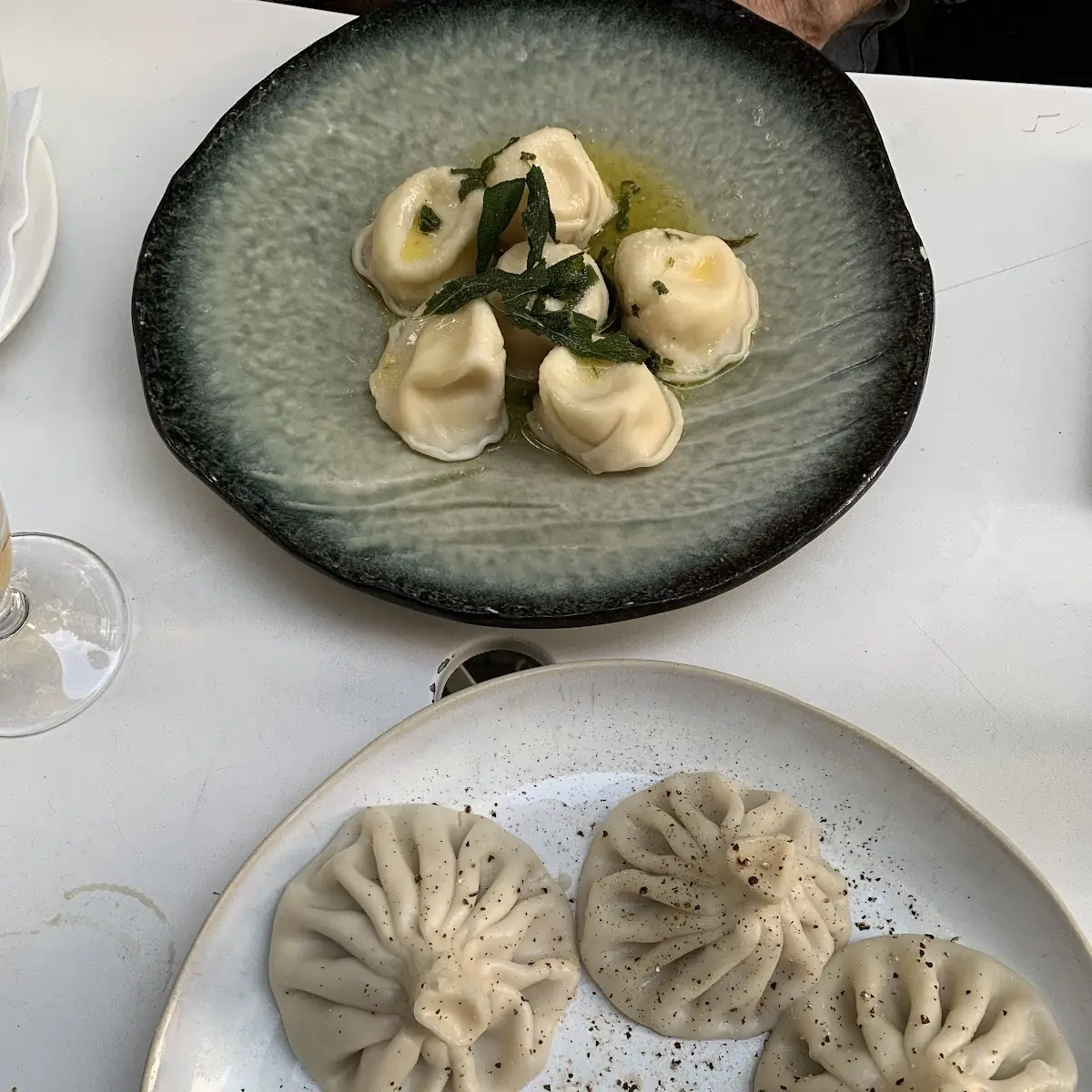 Georgian Ravioli with Potato and Cheese Filling