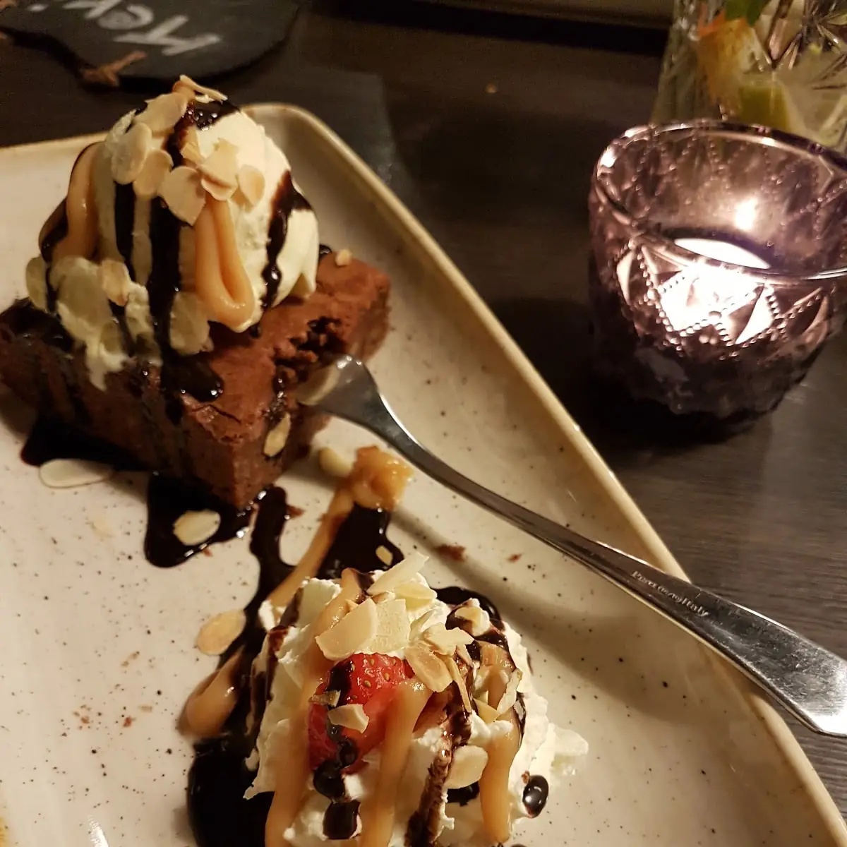 Brownie Mit Eis