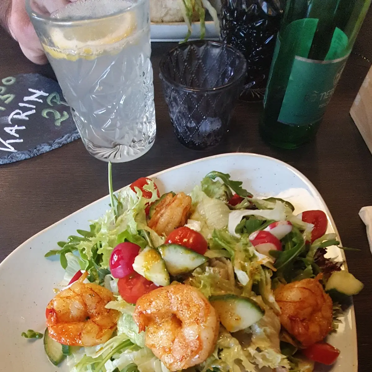 Salat Mit Tigergarnelen