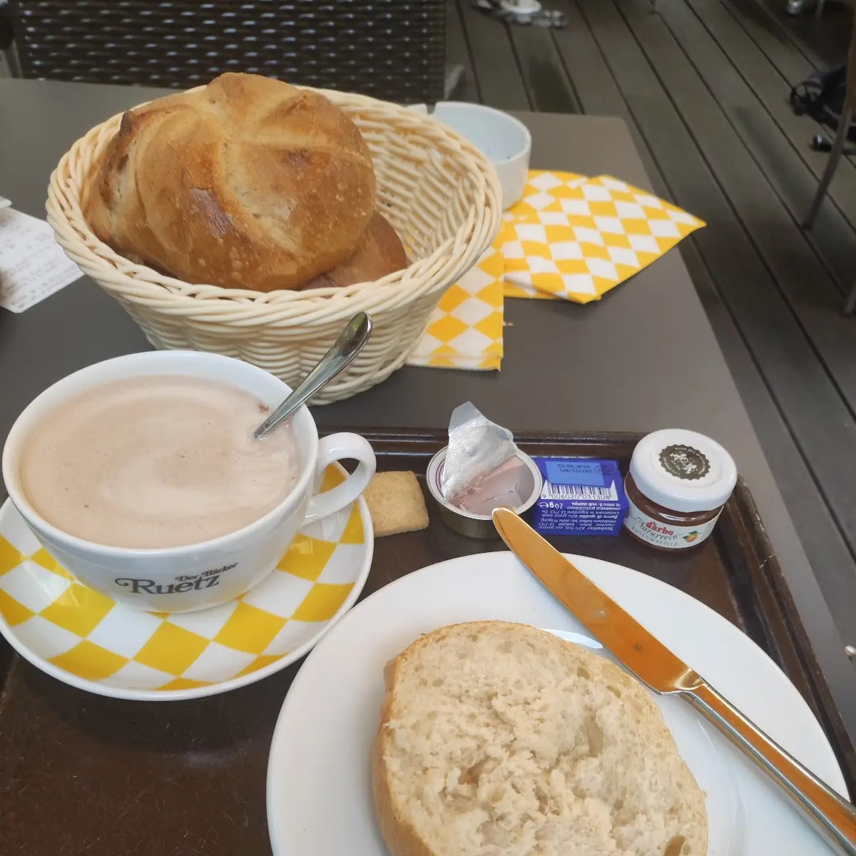 Bäcker Frühstück