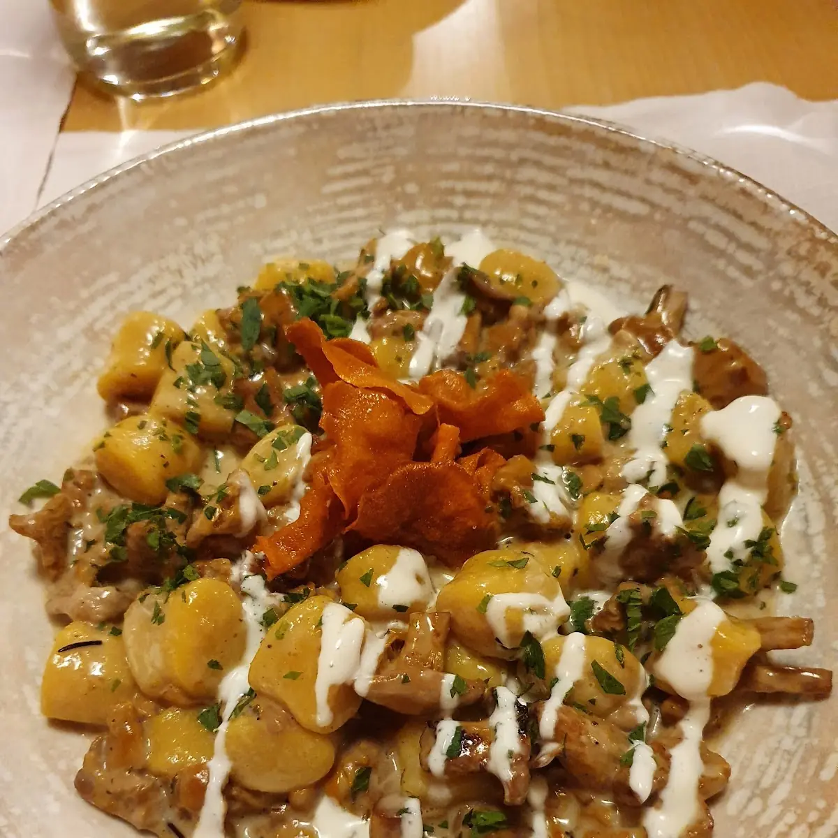 Kürbis Gnocchi Mit Eierschwammerl