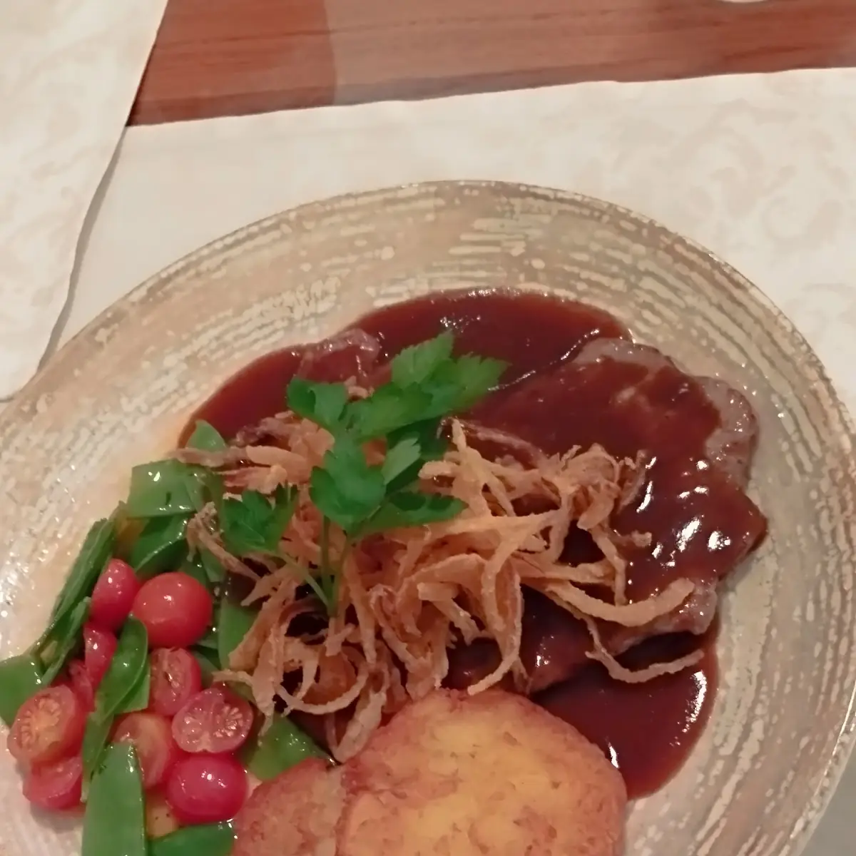 Zwiebelrostbraten Mit Rösti