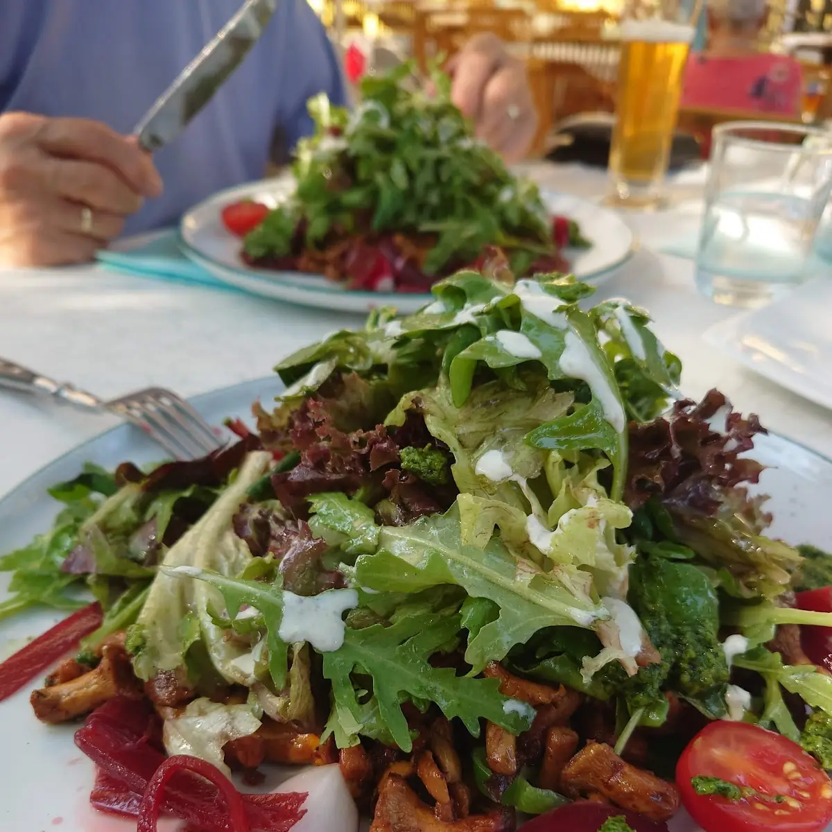 Salat Mit Eierschwammerl