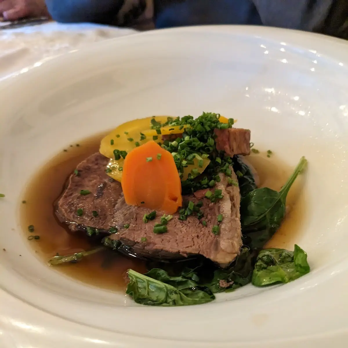 Zweierlei Vom Gekochten Rindfleisch