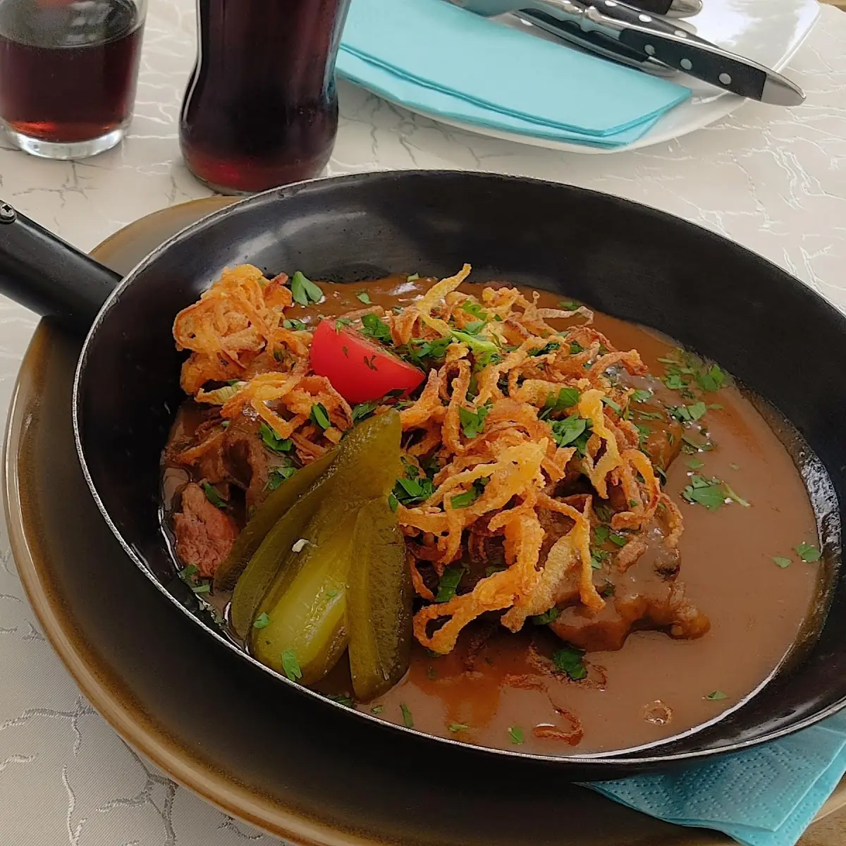 Zwiebelrostbraten
