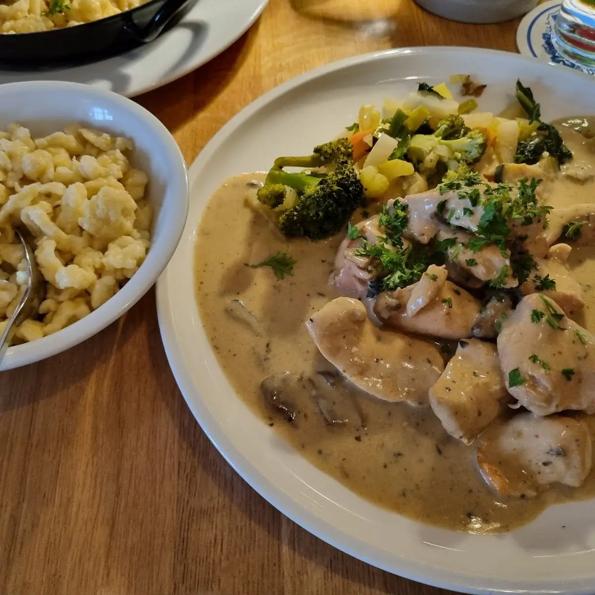 Putengeschnetzeltes Mit Spätzle