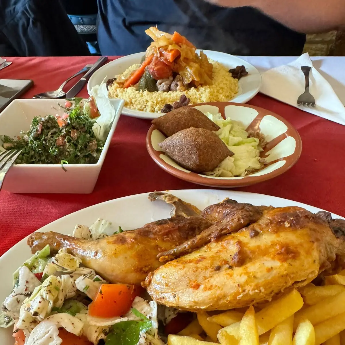 Halbes Grillhuhn Mit Libanesischen Gewürzen