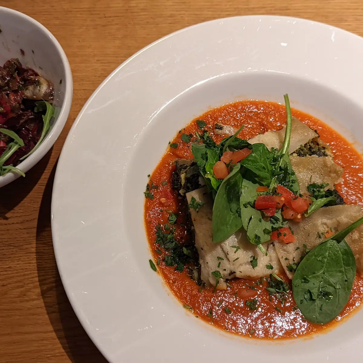 Cashew-spinat Lasagne Mit Sellerie Bechamel