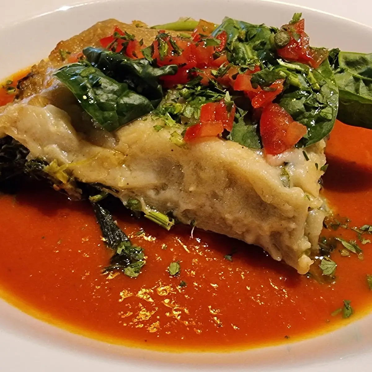 Spinatlasagne