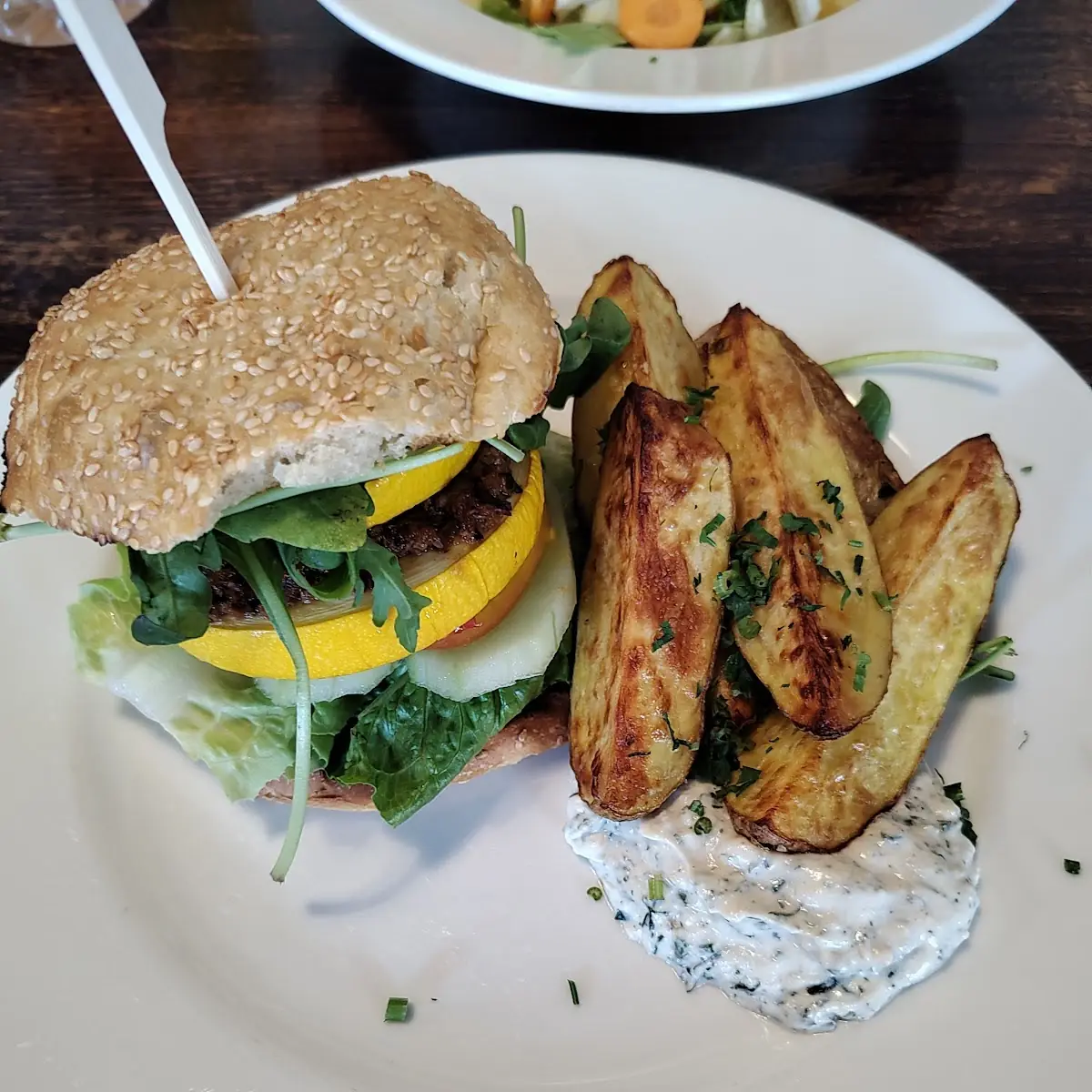 Zucchini Walnuss Burger