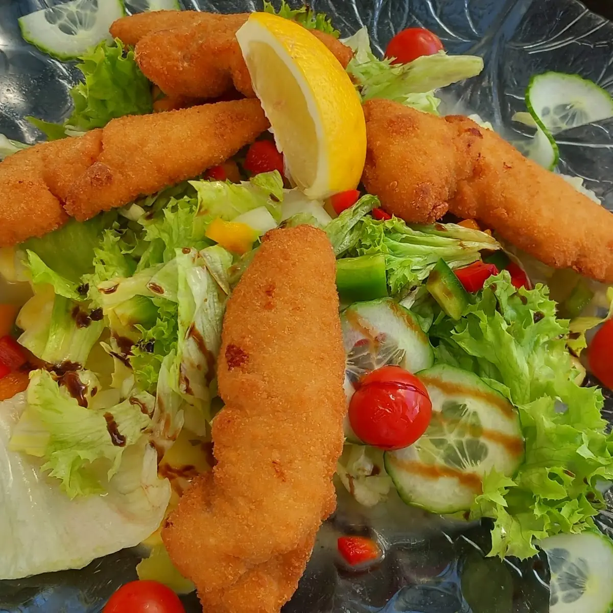 Backhendlsalat