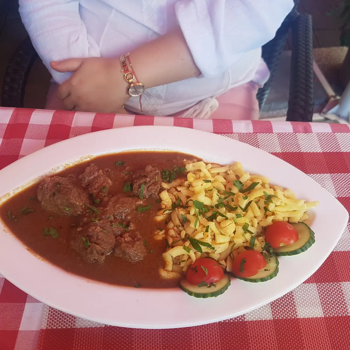 Hausgemachtes Rindsgulasch