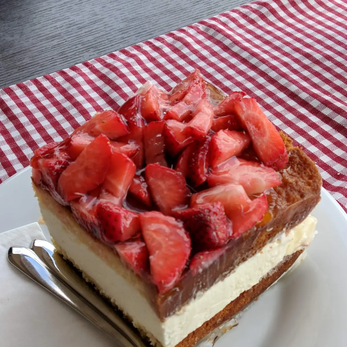 Erdbeerkuchen
