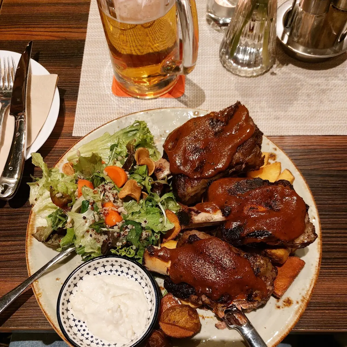 BBQ Beef Ribs Vom Stier