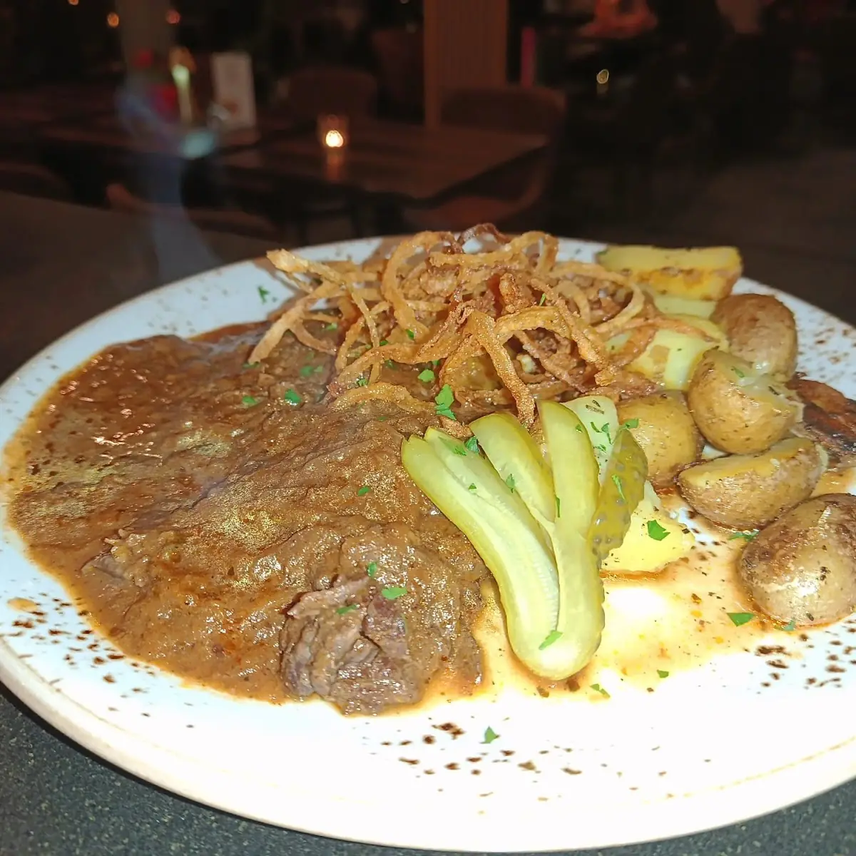 Zwiebelrostbraten