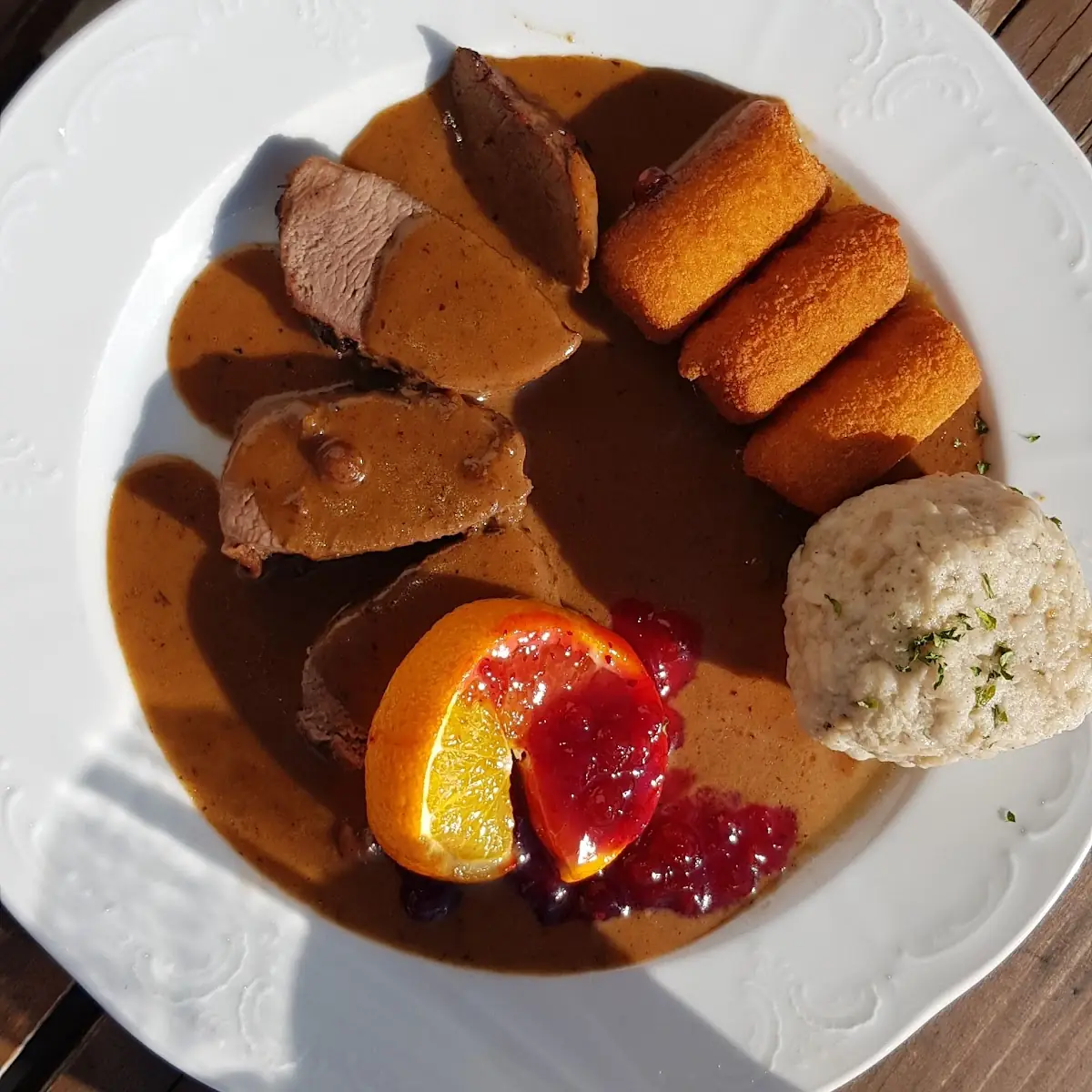 Hirschbraten