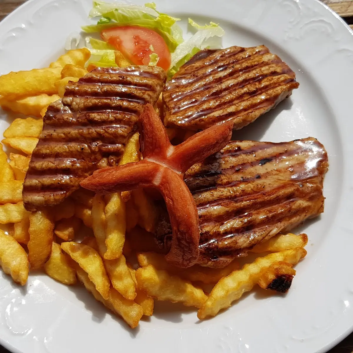 Leckeres Grillteller