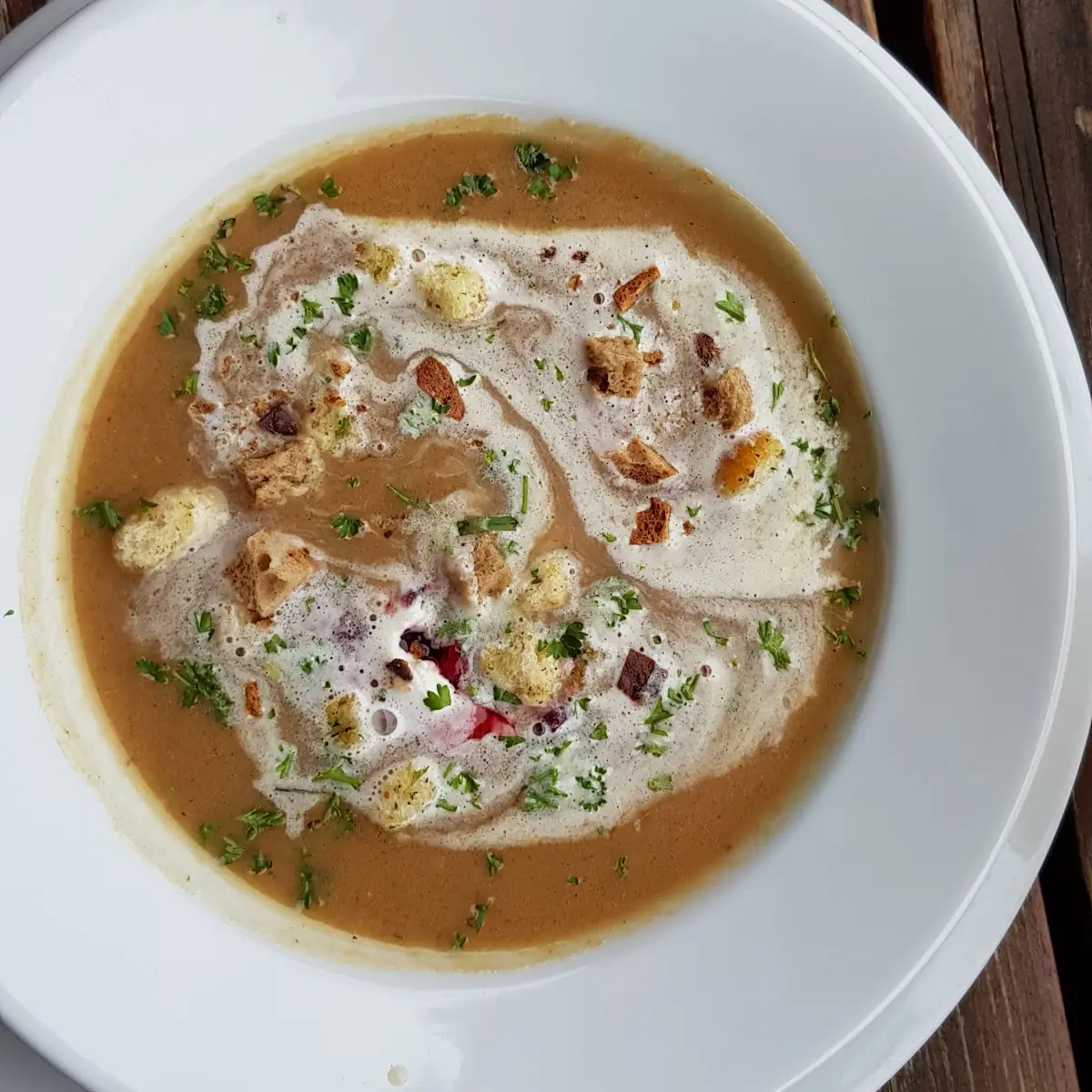 Wildcremesuppe