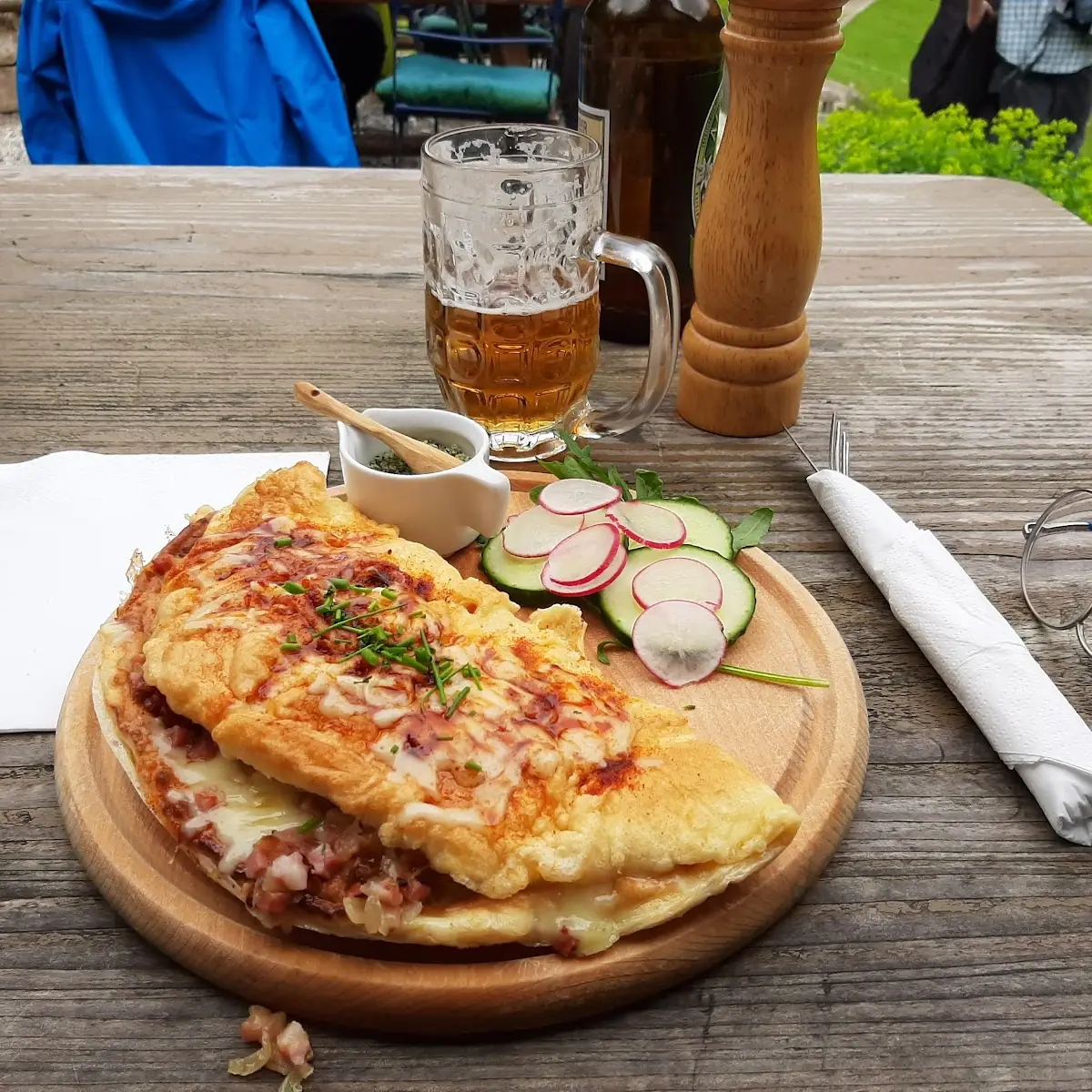 Omelette Mit Schinken
