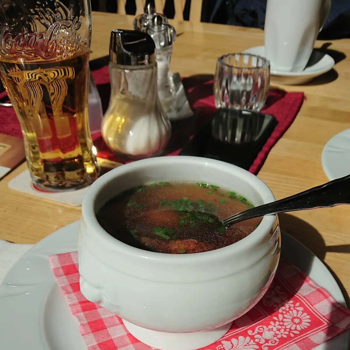Kaspressknödelsuppe
