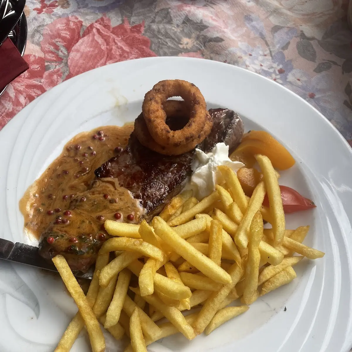 Beiried Mit Pfeffersauce