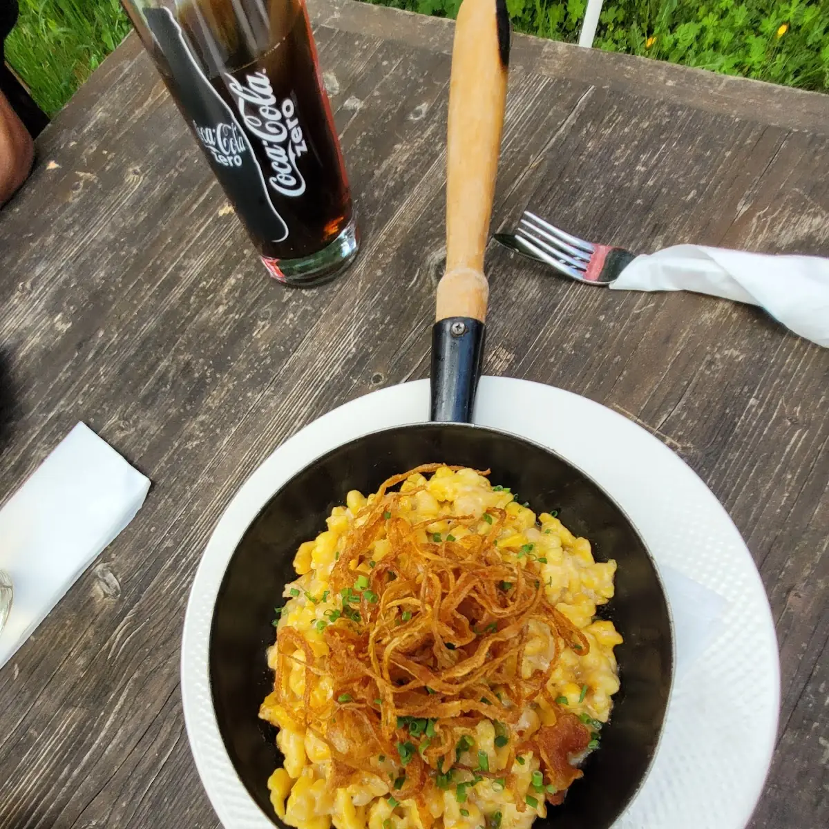 Käsespätzle Mit Frischen Röstzwiebeln