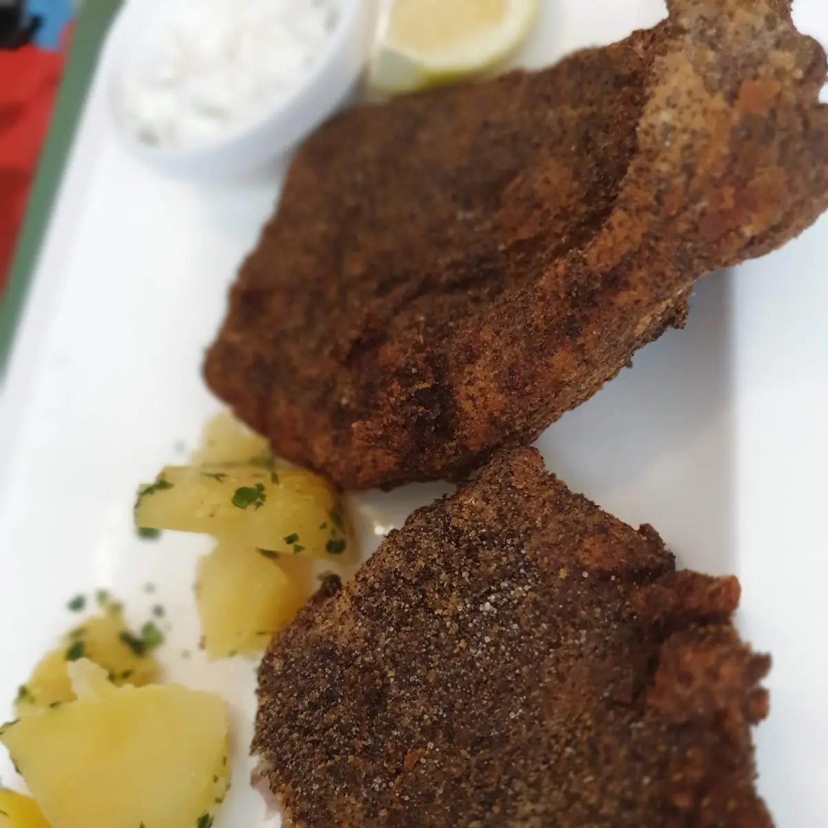 Gebackener Karpfen