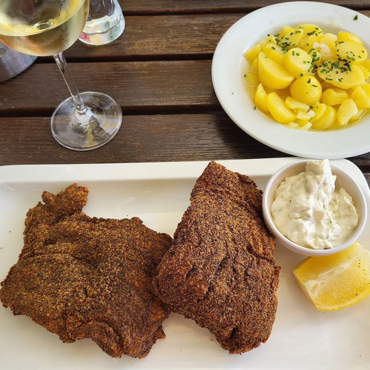 Karpfenfilet Mit Mohnpanade
