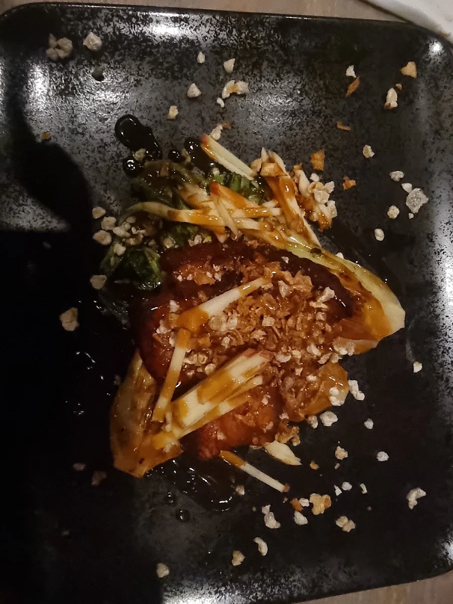Crunchy Pork Belly Pak Choi I Apfel I Teriyaki