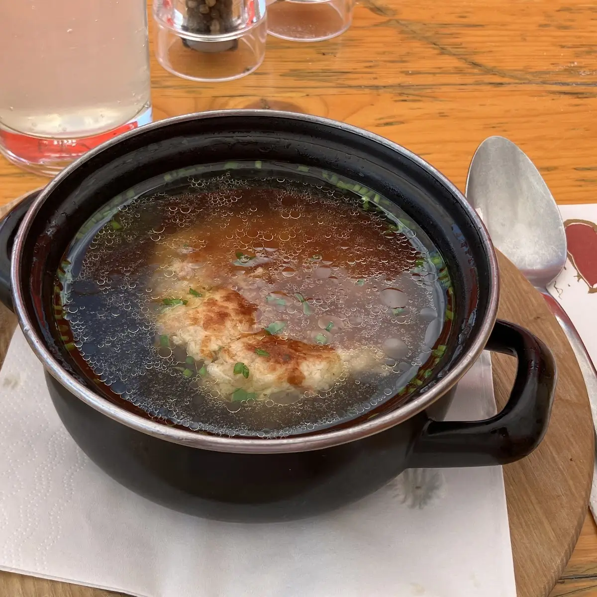Kaspressknödelsuppe