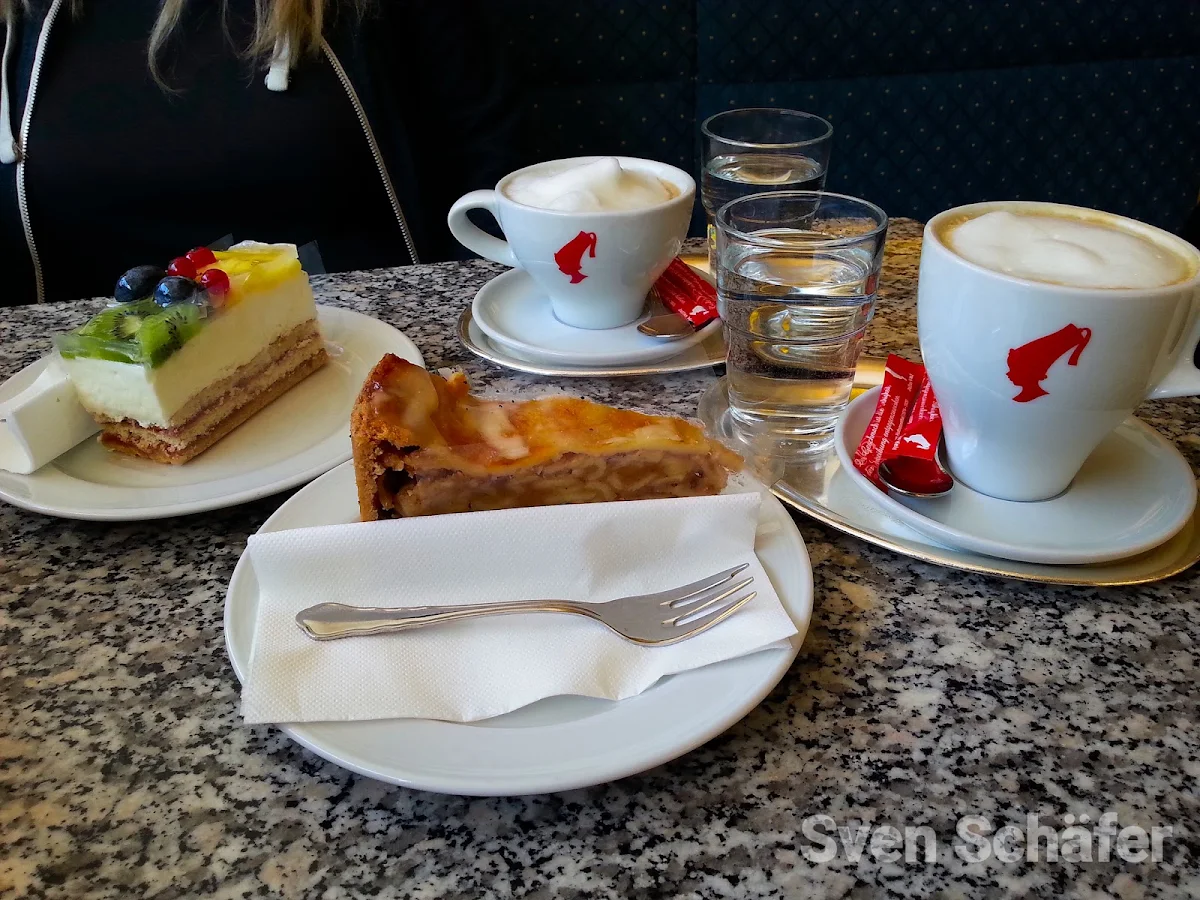Topfenkuchen Mit Früchten Und Apfel-mohnkuchen