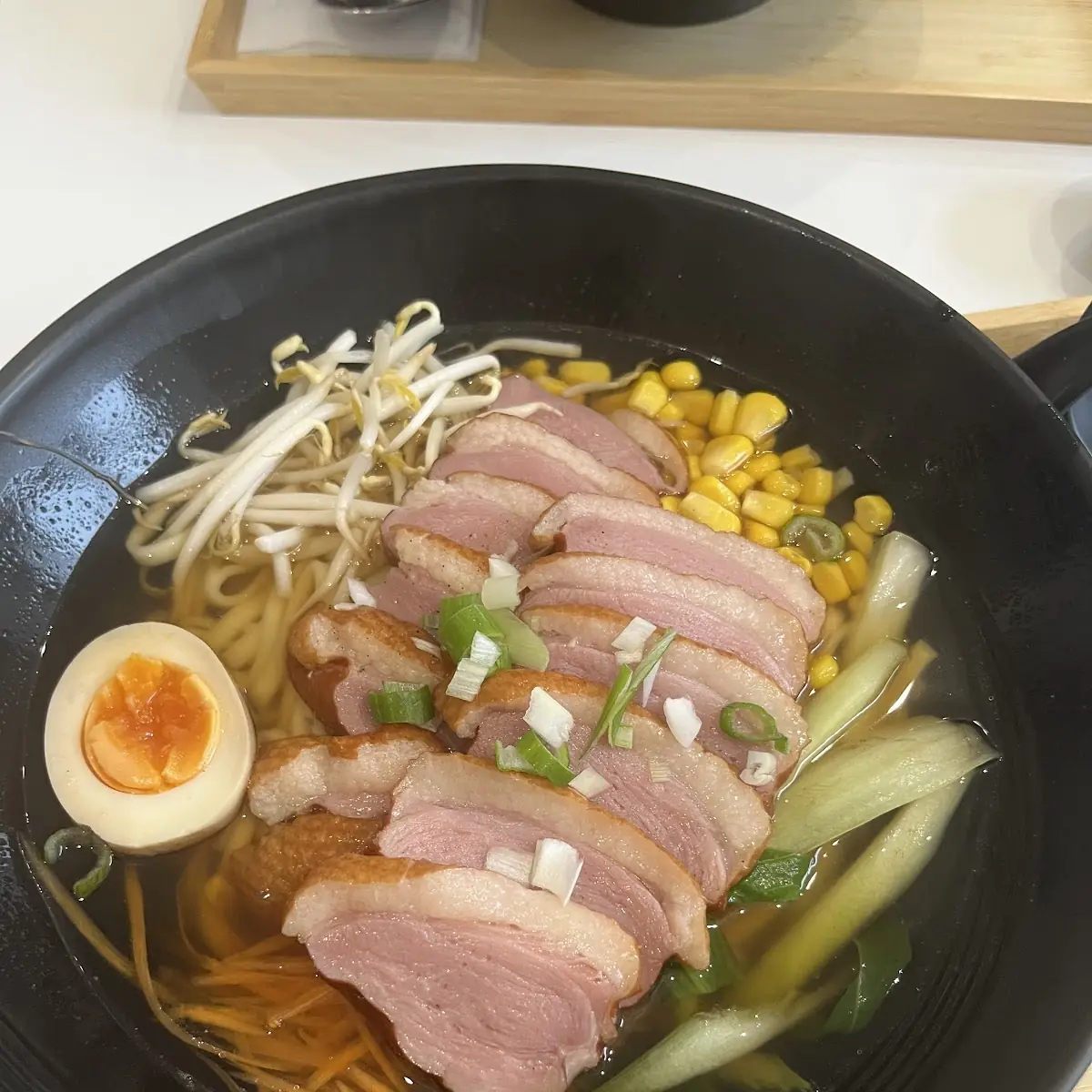 Ramen Mit Ente Geräuchert