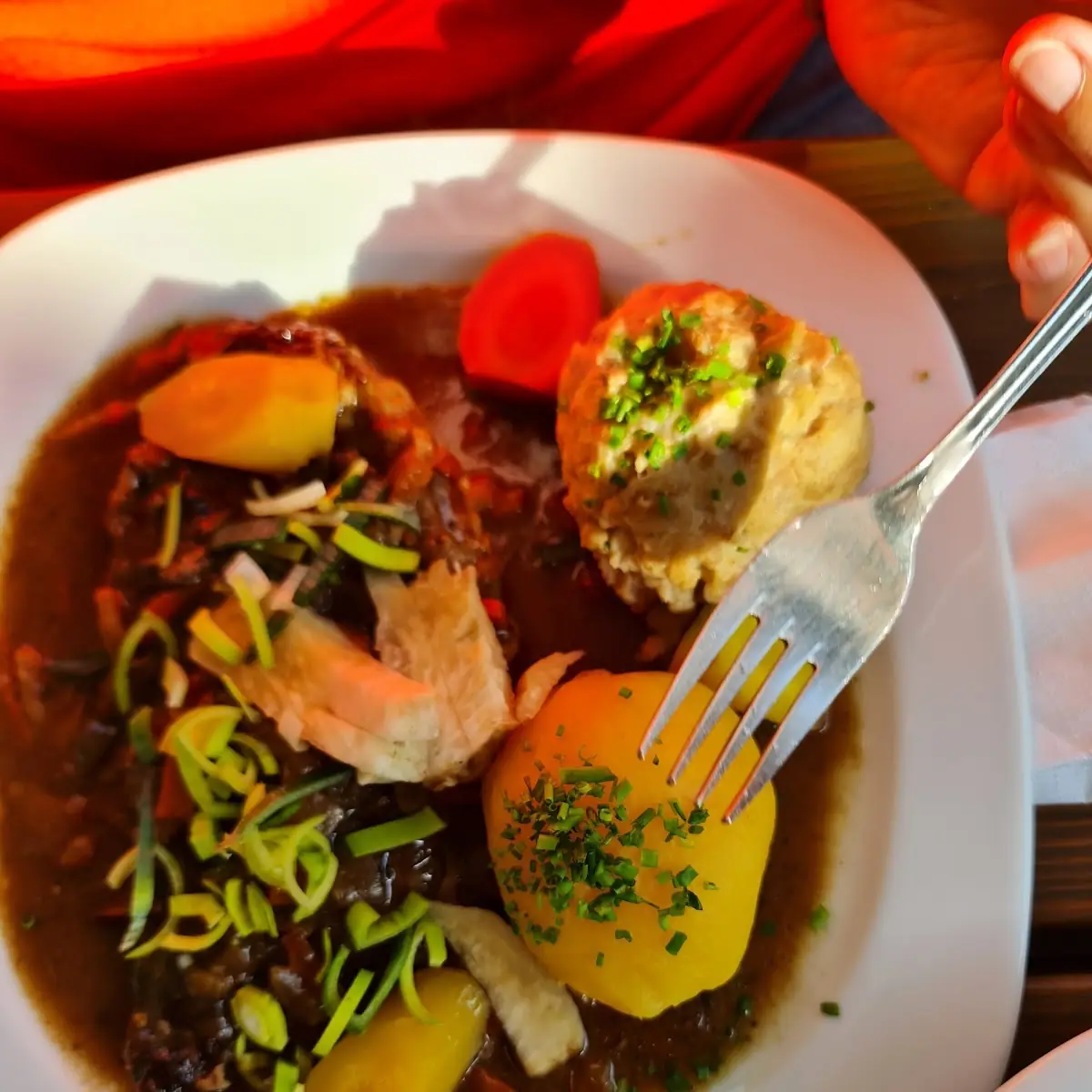 Rinderbraten Mit Knödel