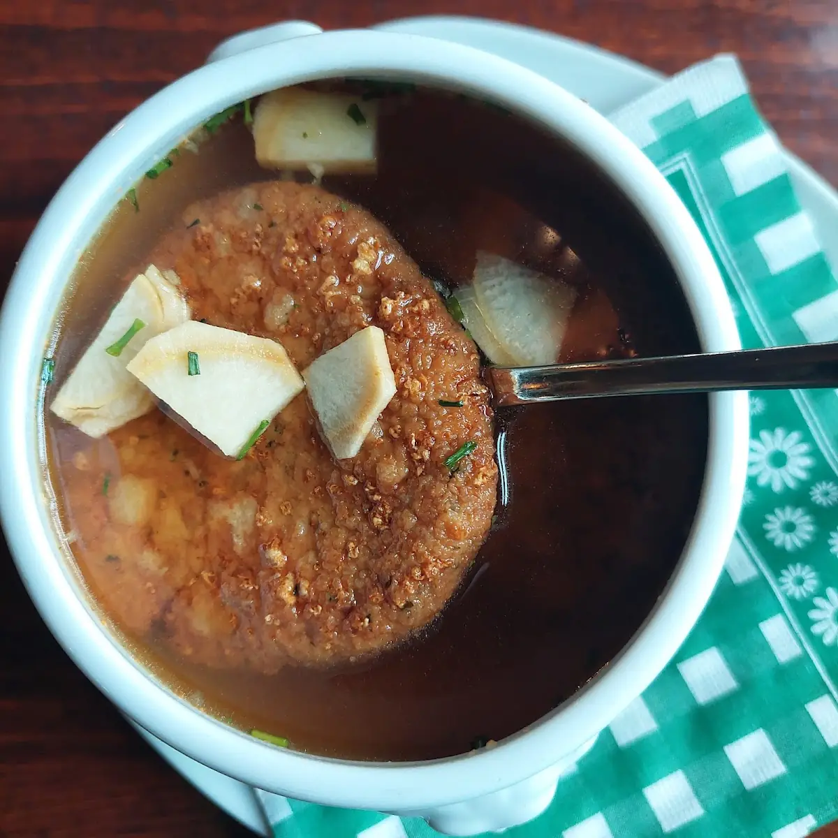 Kasspressknödelsuppe