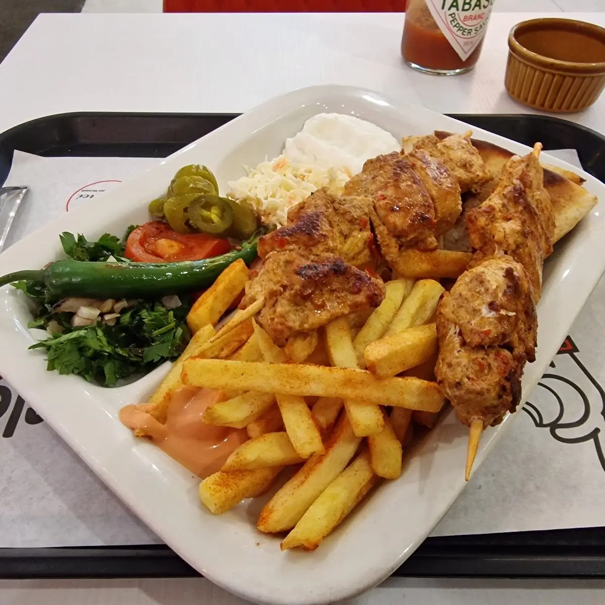 Tavuk Kebab Menü
