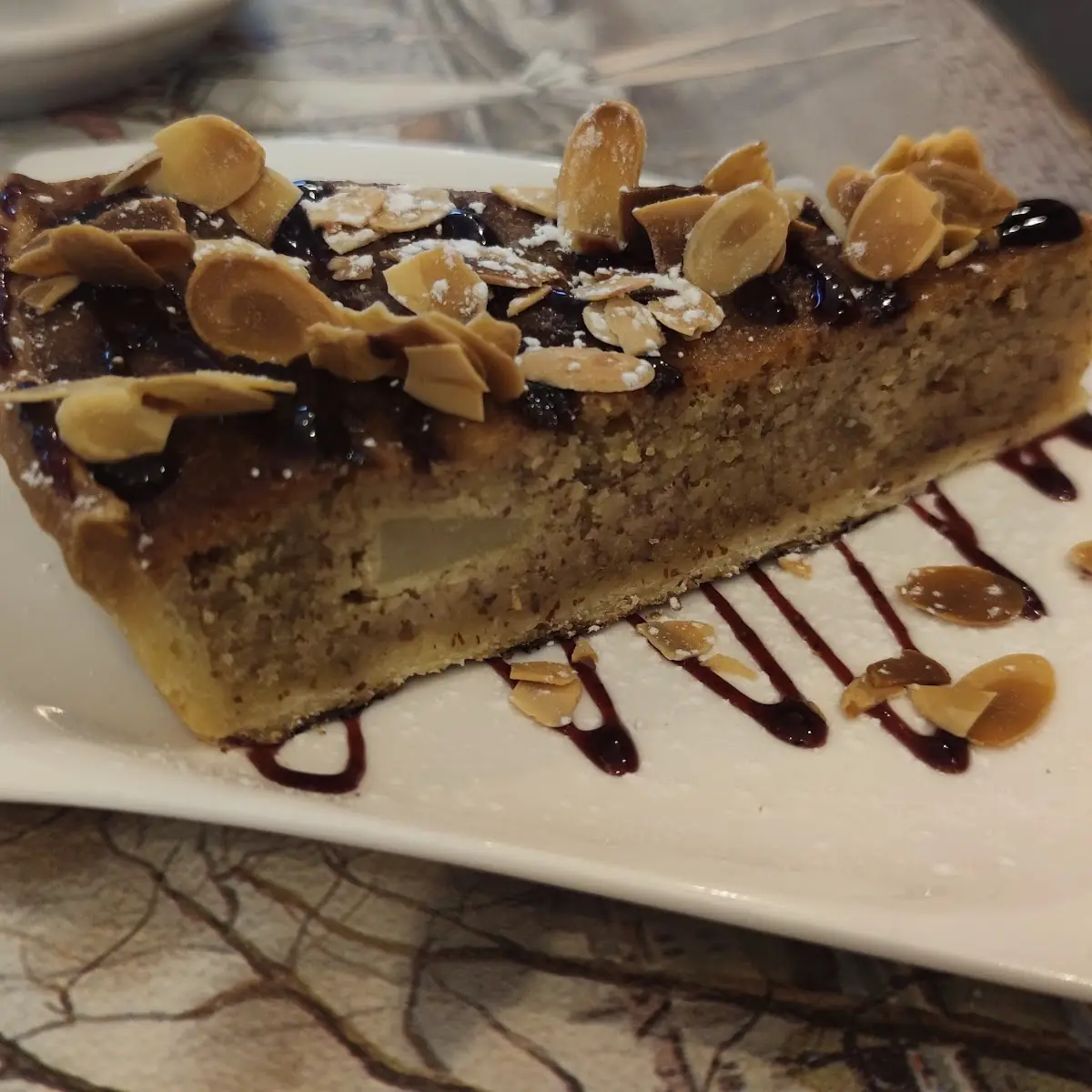 Almond Cake Slice