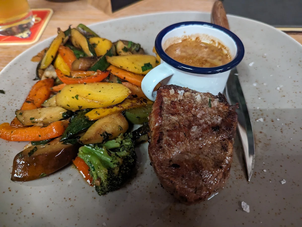 Ladys Cut Steak Mit Grillgemüse