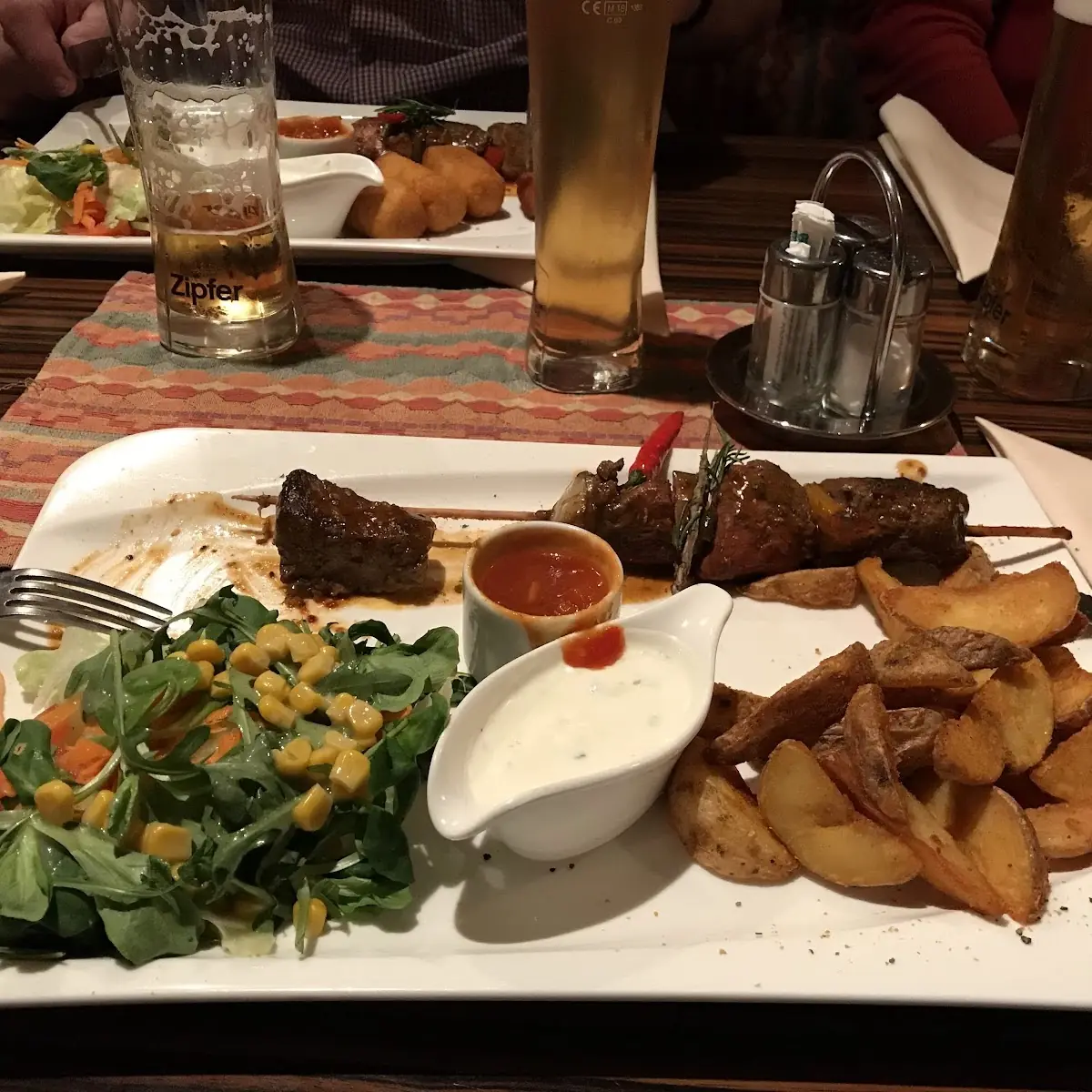 Mexican Spieß Mit Wedges