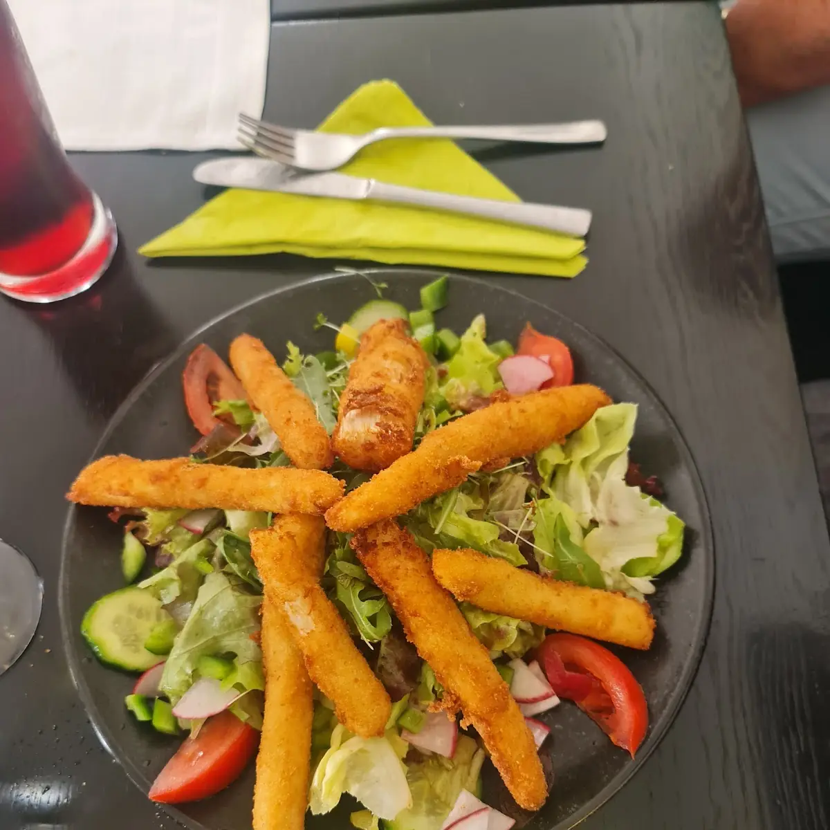 Salat Mit Basierten Spargel