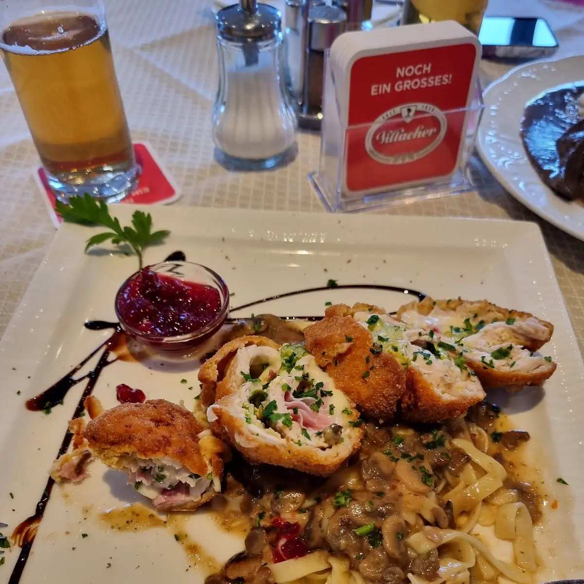 Gebackene Putenröllchen