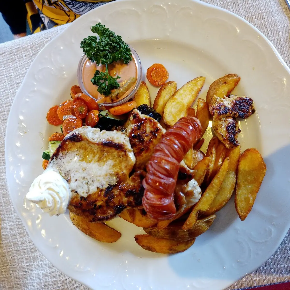 Kleiner Grillteller