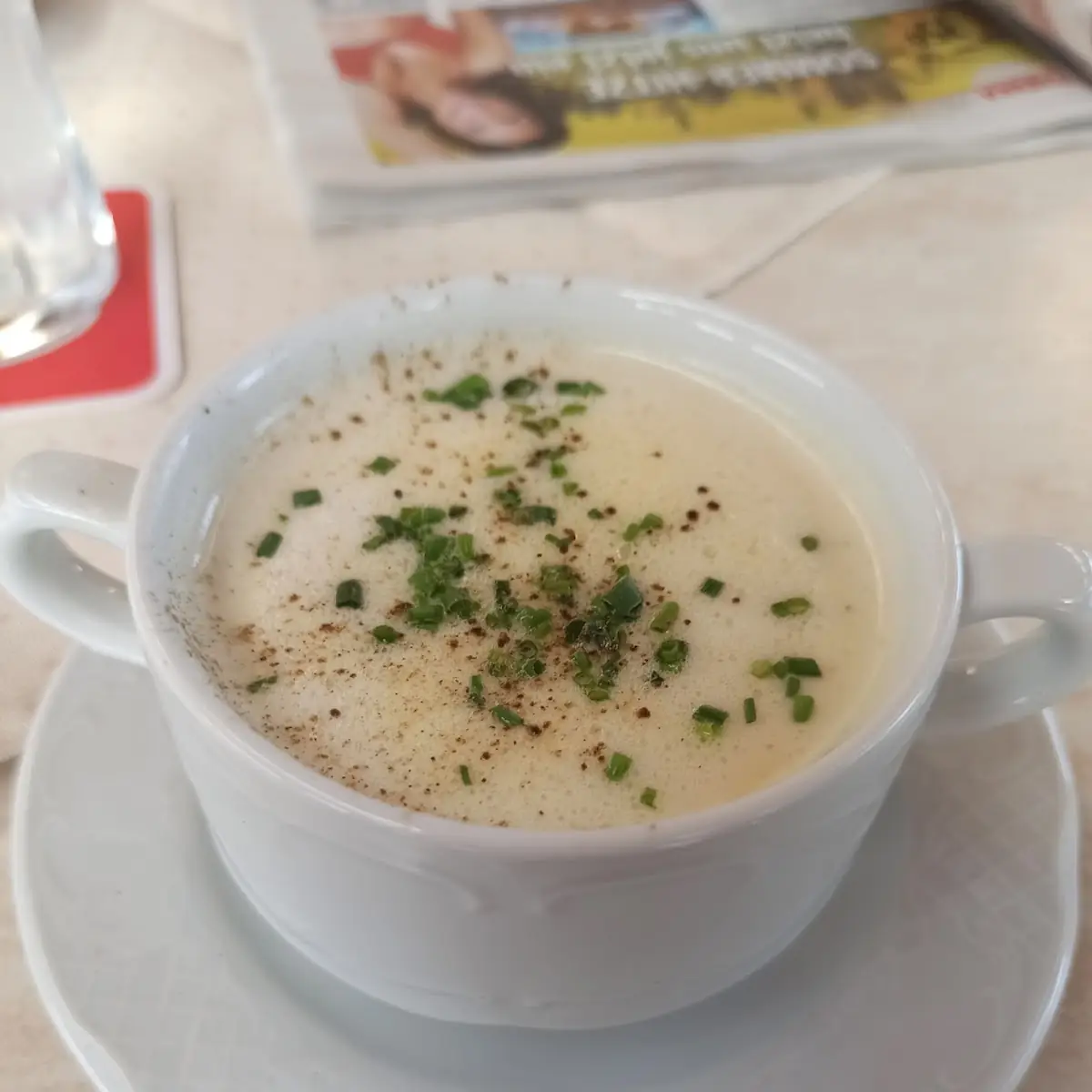 Knoblauchcremesuppe